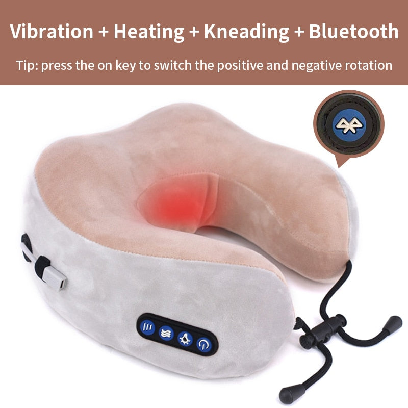 E Neck Massager Pillow