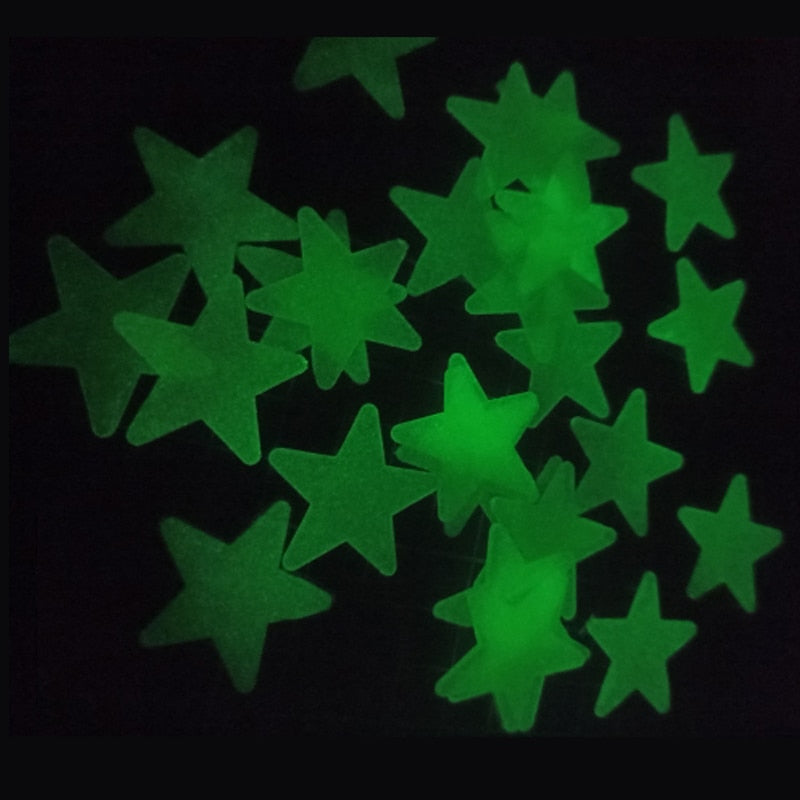 Stunning Glow-in-the-Dark Star Wall Decals: