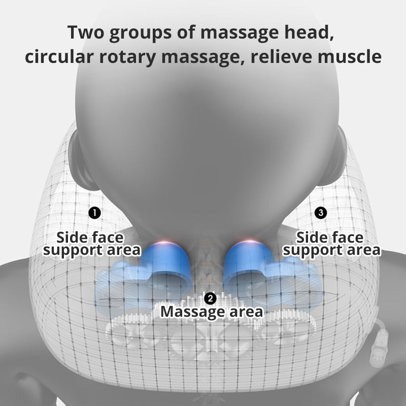 E Neck Massager Pillow