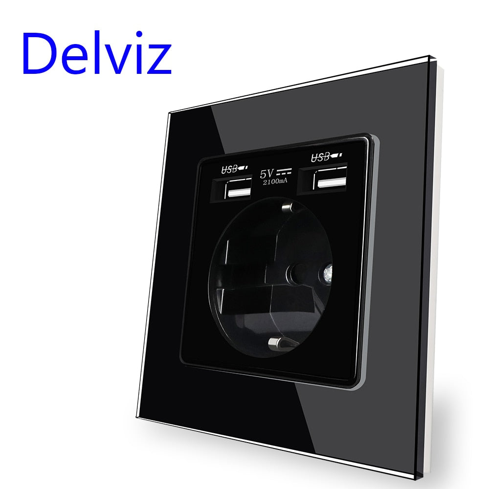 Delviz Wall USB Power Socket