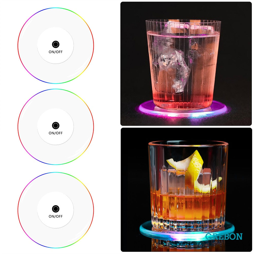 LED Light Up Coasters