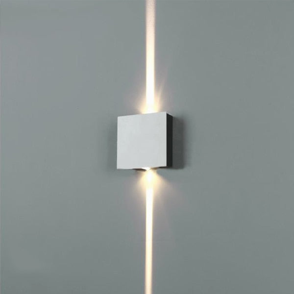 Modern creative aisle round square wall lamp