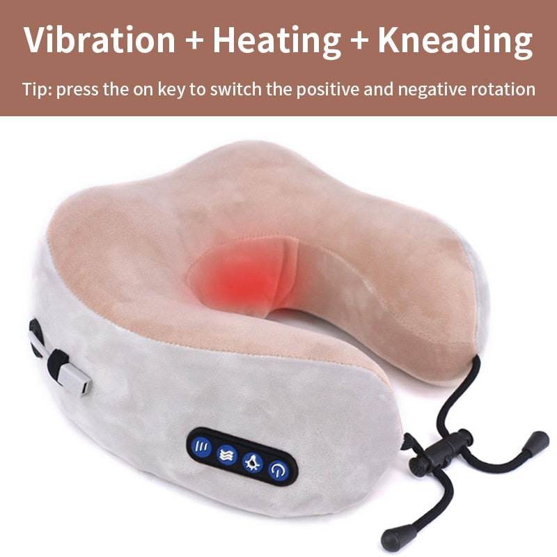 E Neck Massager Pillow