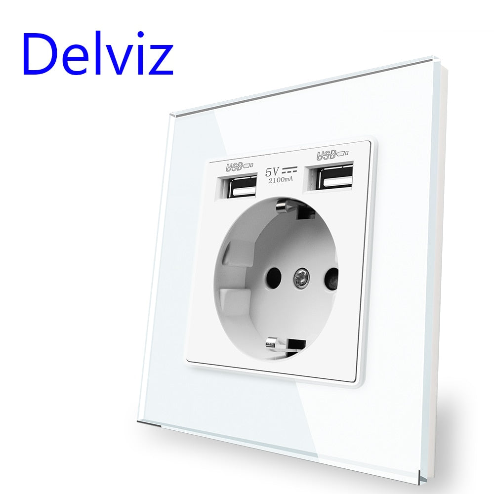 Delviz Wall USB Power Socket