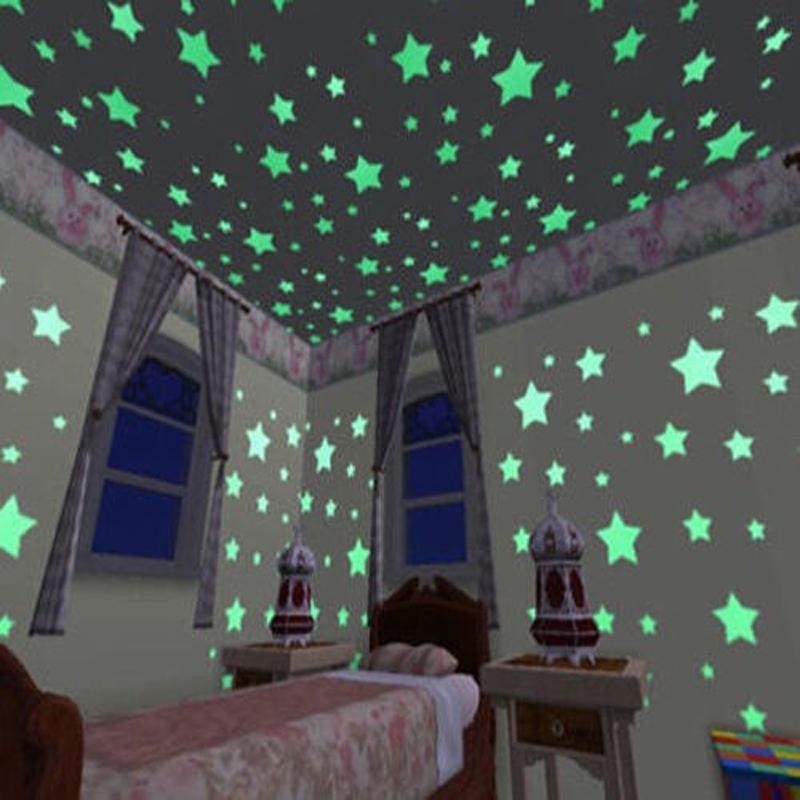 Stunning Glow-in-the-Dark Star Wall Decals: